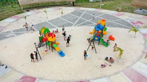 Panorámica zona playa infantil